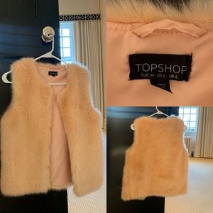 Top Shop Fur Vest